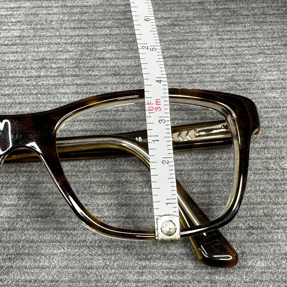 Ray-Ban RB 1536 3602 Tortoise Shell Square Y2K Eyeglass Frames 48-16-130 Vtg